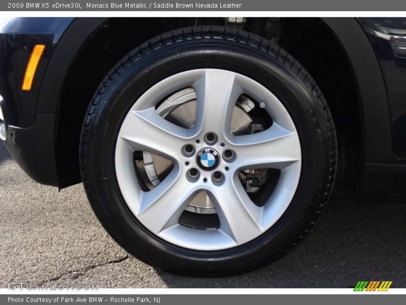 Monaco Blue Metallic / Saddle Brown Nevada Leather 2009 BMW X5 xDrive30i