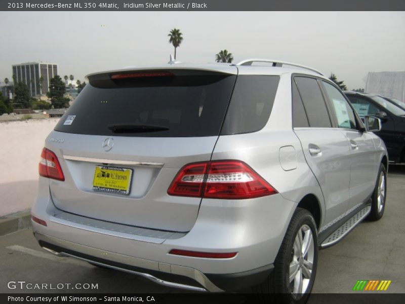 Iridium Silver Metallic / Black 2013 Mercedes-Benz ML 350 4Matic