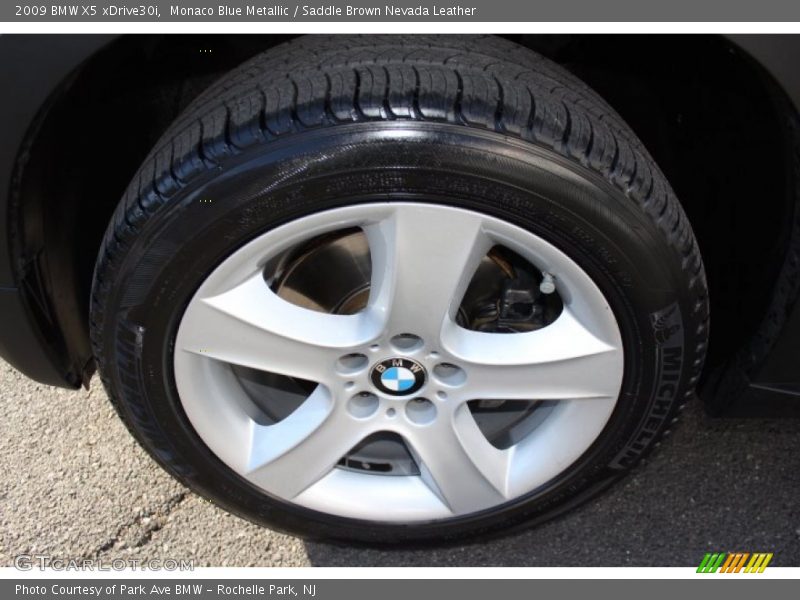 Monaco Blue Metallic / Saddle Brown Nevada Leather 2009 BMW X5 xDrive30i