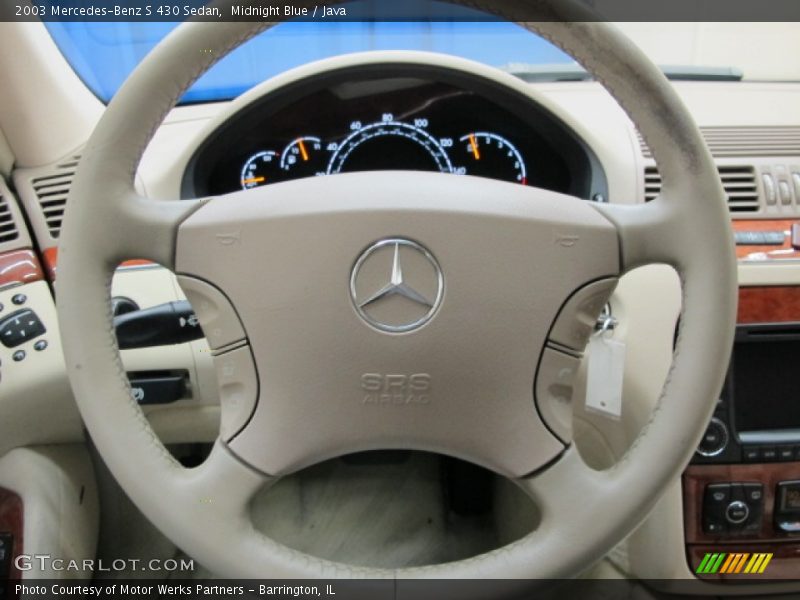 Midnight Blue / Java 2003 Mercedes-Benz S 430 Sedan