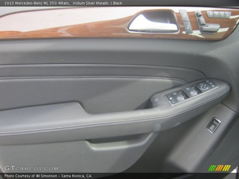 Iridium Silver Metallic / Black 2013 Mercedes-Benz ML 350 4Matic