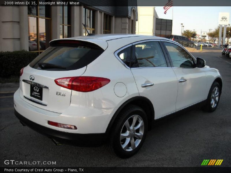 Moonlight White / Wheat 2008 Infiniti EX 35