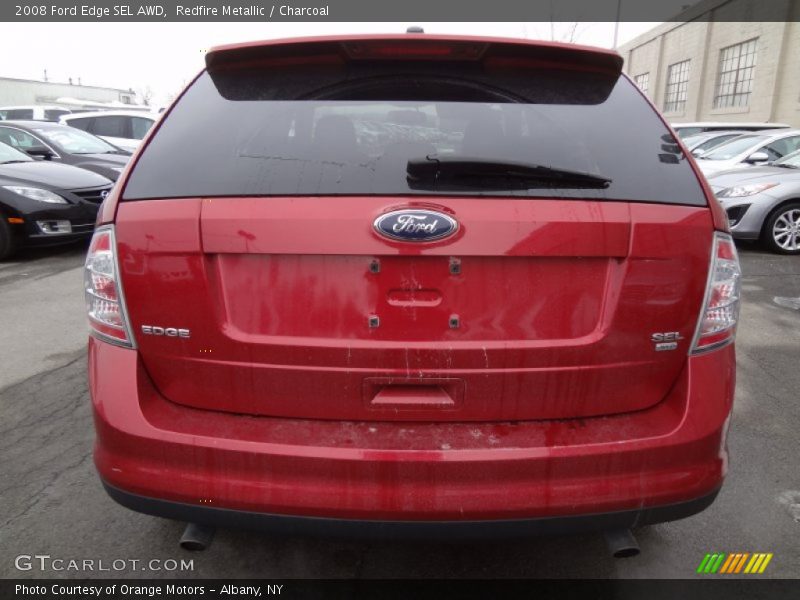 Redfire Metallic / Charcoal 2008 Ford Edge SEL AWD