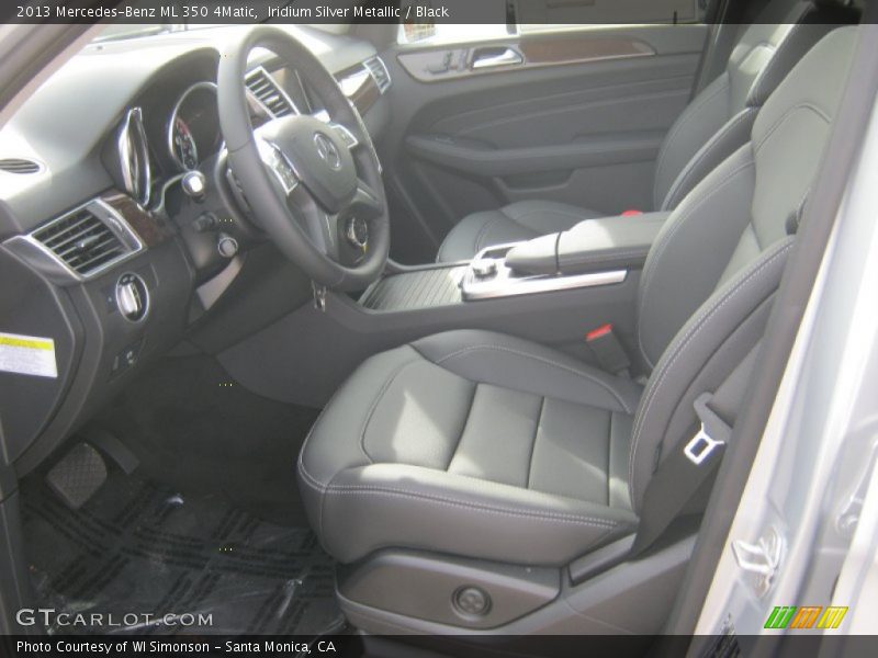 Iridium Silver Metallic / Black 2013 Mercedes-Benz ML 350 4Matic