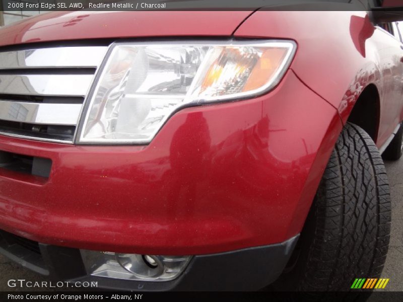 Redfire Metallic / Charcoal 2008 Ford Edge SEL AWD