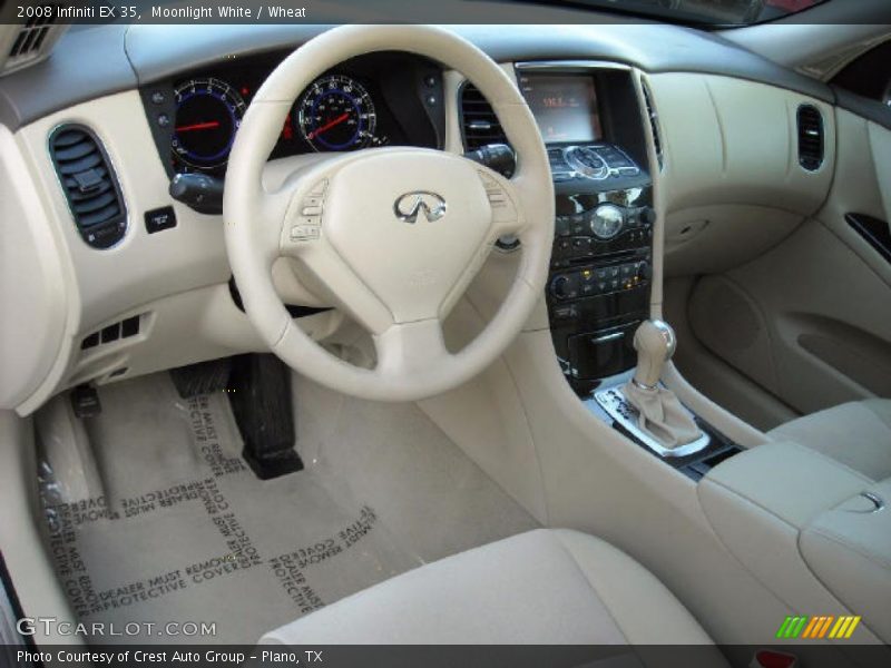 Moonlight White / Wheat 2008 Infiniti EX 35