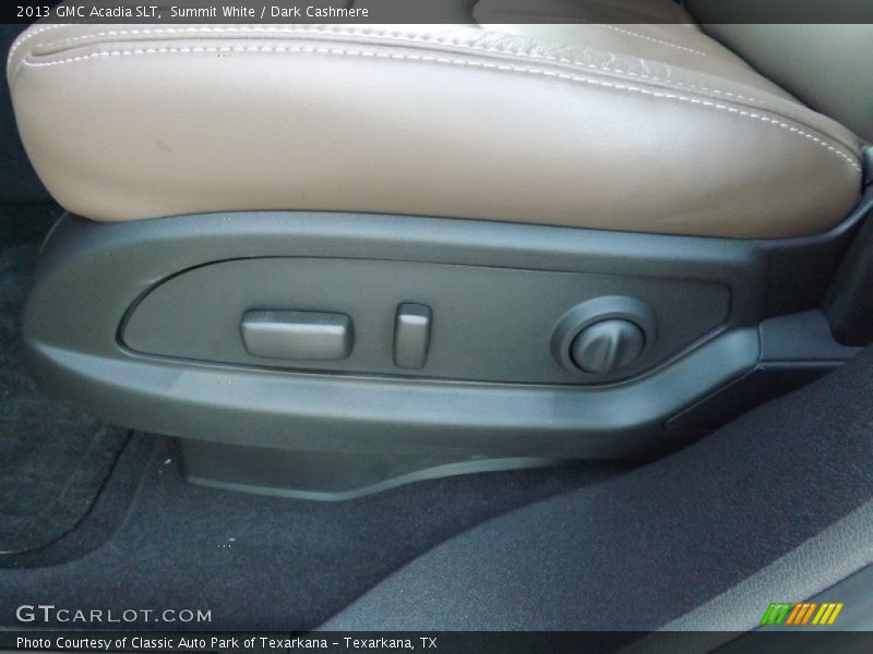 Summit White / Dark Cashmere 2013 GMC Acadia SLT