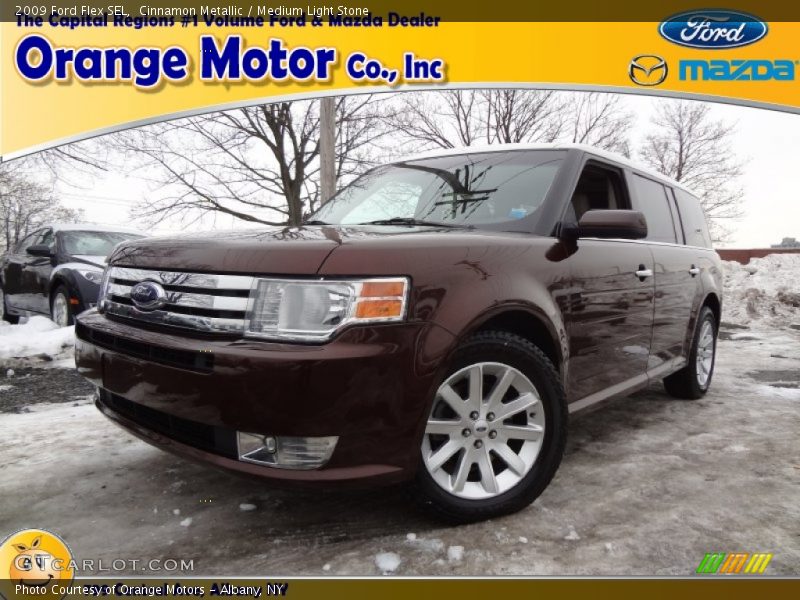 Cinnamon Metallic / Medium Light Stone 2009 Ford Flex SEL