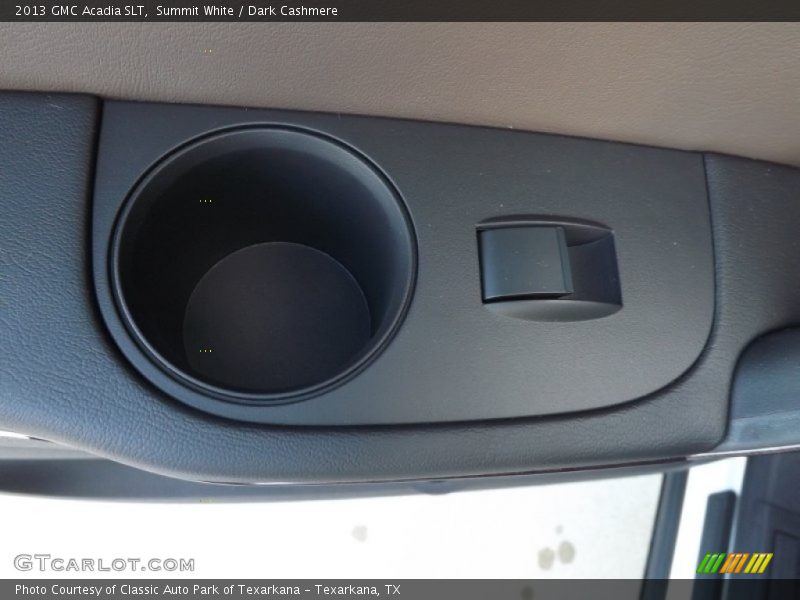 Summit White / Dark Cashmere 2013 GMC Acadia SLT