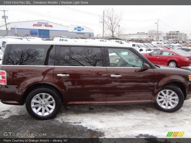 Cinnamon Metallic / Medium Light Stone 2009 Ford Flex SEL