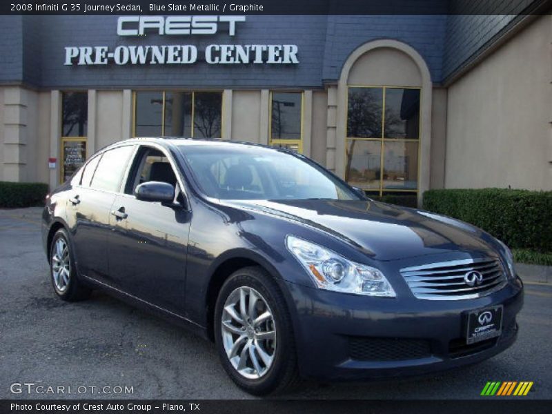 Blue Slate Metallic / Graphite 2008 Infiniti G 35 Journey Sedan