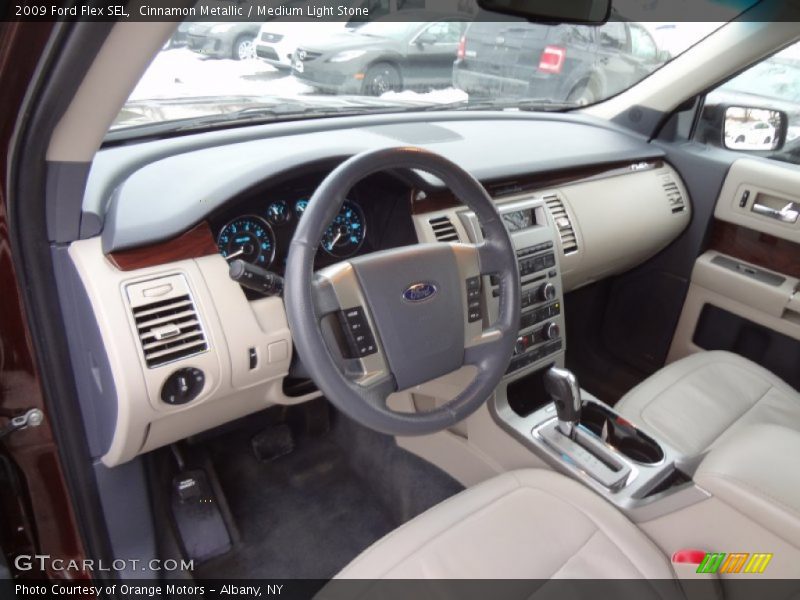 Cinnamon Metallic / Medium Light Stone 2009 Ford Flex SEL