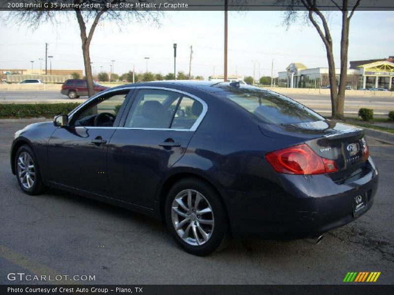 Blue Slate Metallic / Graphite 2008 Infiniti G 35 Journey Sedan