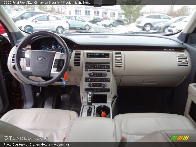 Cinnamon Metallic / Medium Light Stone 2009 Ford Flex SEL