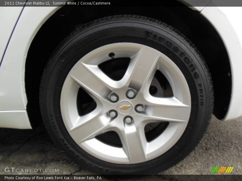 Summit White / Cocoa/Cashmere 2011 Chevrolet Malibu LS