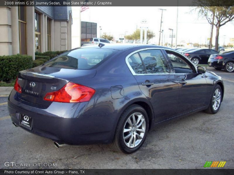 Blue Slate Metallic / Graphite 2008 Infiniti G 35 Journey Sedan