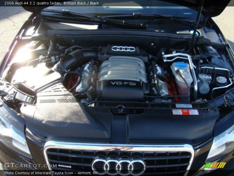 Brilliant Black / Black 2009 Audi A4 3.2 quattro Sedan