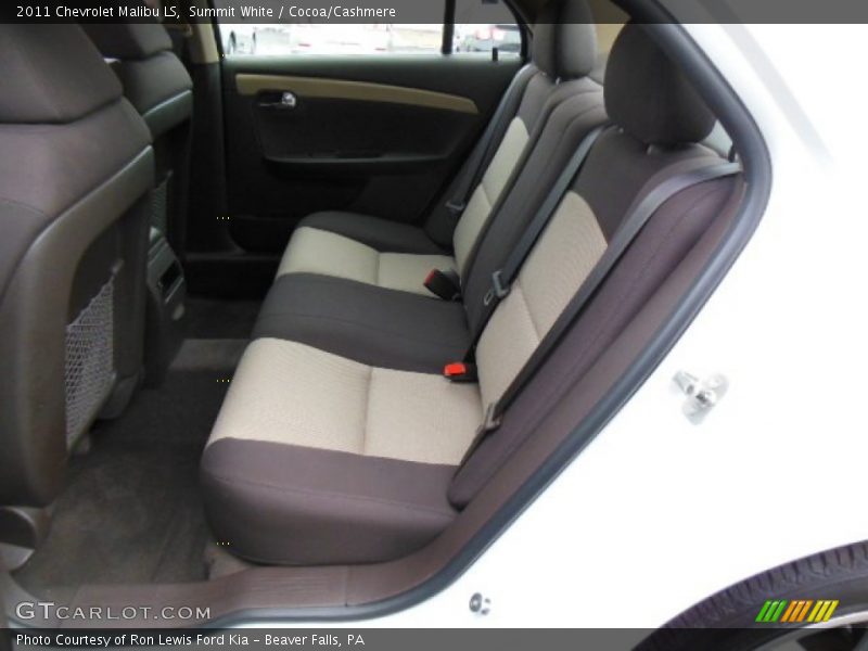 Summit White / Cocoa/Cashmere 2011 Chevrolet Malibu LS