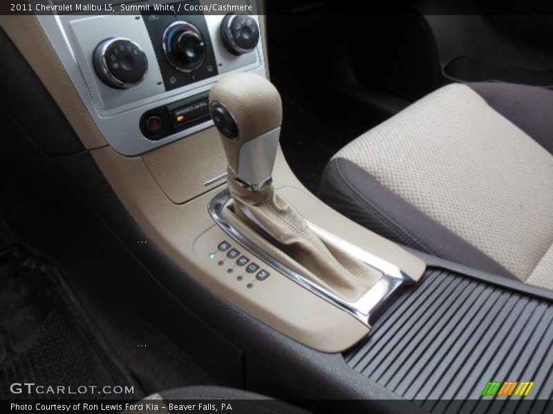 Summit White / Cocoa/Cashmere 2011 Chevrolet Malibu LS