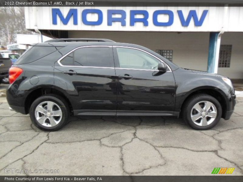 Black / Jet Black 2012 Chevrolet Equinox LT AWD