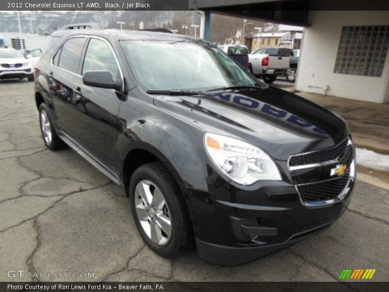 Black / Jet Black 2012 Chevrolet Equinox LT AWD