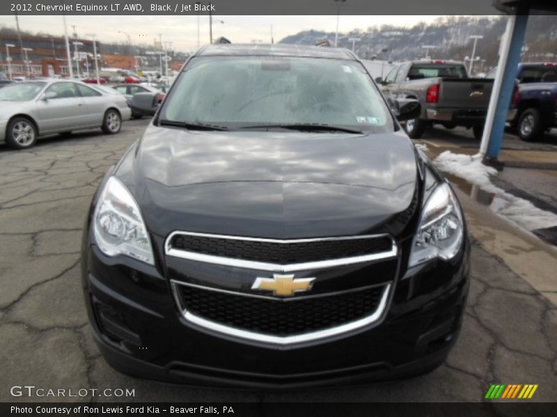 Black / Jet Black 2012 Chevrolet Equinox LT AWD