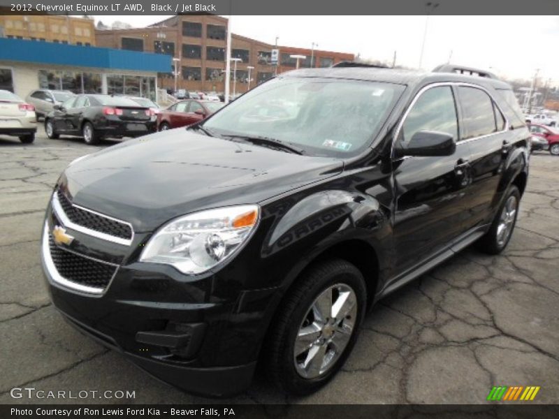 Black / Jet Black 2012 Chevrolet Equinox LT AWD