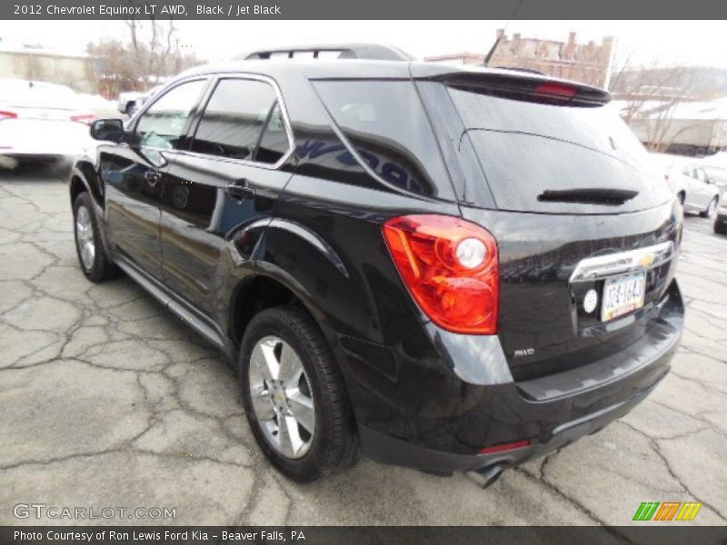 Black / Jet Black 2012 Chevrolet Equinox LT AWD