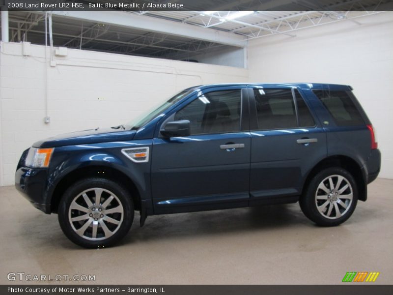 Baltic Blue Metallic / Alpaca Beige 2008 Land Rover LR2 HSE
