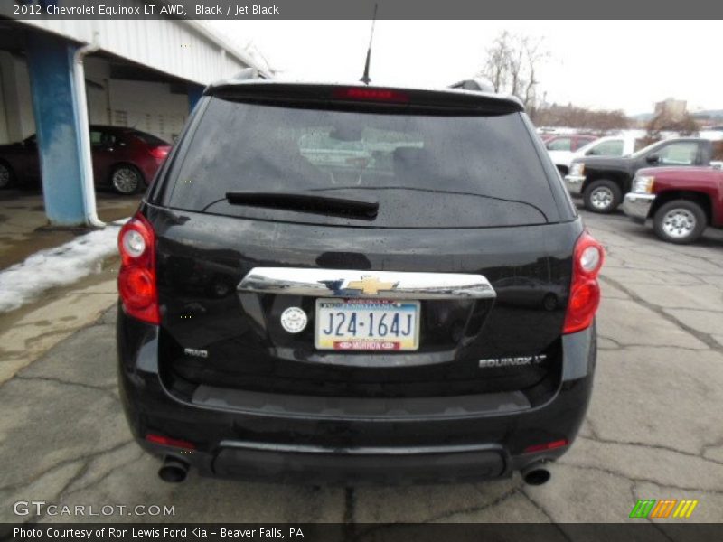 Black / Jet Black 2012 Chevrolet Equinox LT AWD