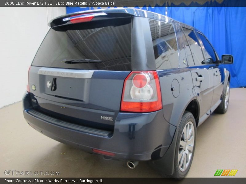 Baltic Blue Metallic / Alpaca Beige 2008 Land Rover LR2 HSE