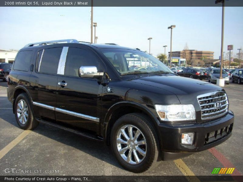 Liquid Onyx Black / Wheat 2008 Infiniti QX 56