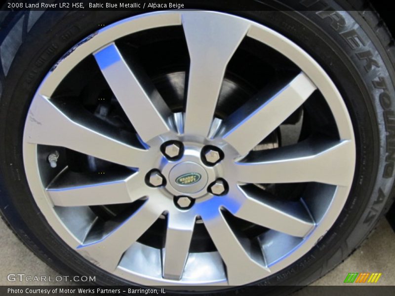 Baltic Blue Metallic / Alpaca Beige 2008 Land Rover LR2 HSE