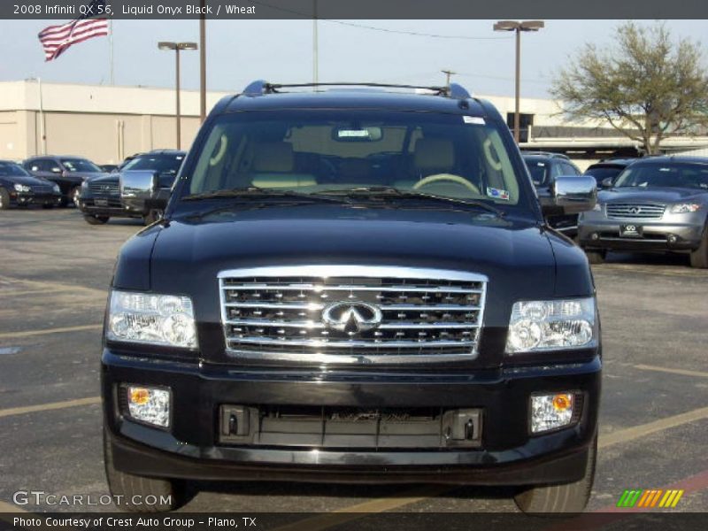 Liquid Onyx Black / Wheat 2008 Infiniti QX 56
