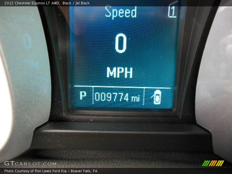 Black / Jet Black 2012 Chevrolet Equinox LT AWD