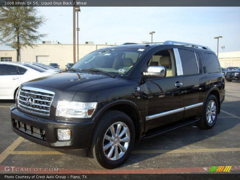 Liquid Onyx Black / Wheat 2008 Infiniti QX 56