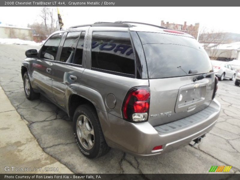 Graystone Metallic / Ebony 2008 Chevrolet TrailBlazer LT 4x4