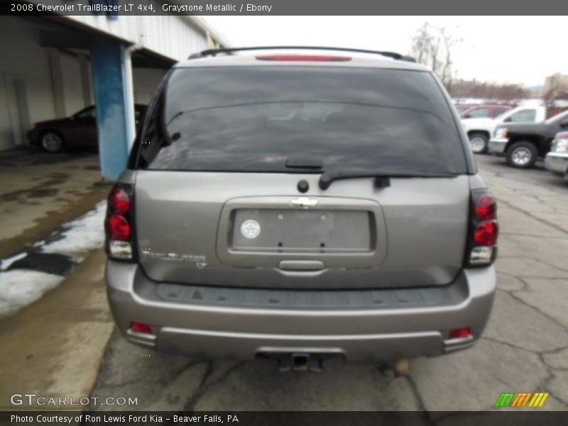 Graystone Metallic / Ebony 2008 Chevrolet TrailBlazer LT 4x4