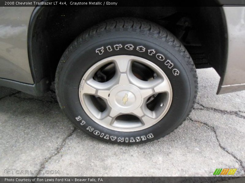 Graystone Metallic / Ebony 2008 Chevrolet TrailBlazer LT 4x4