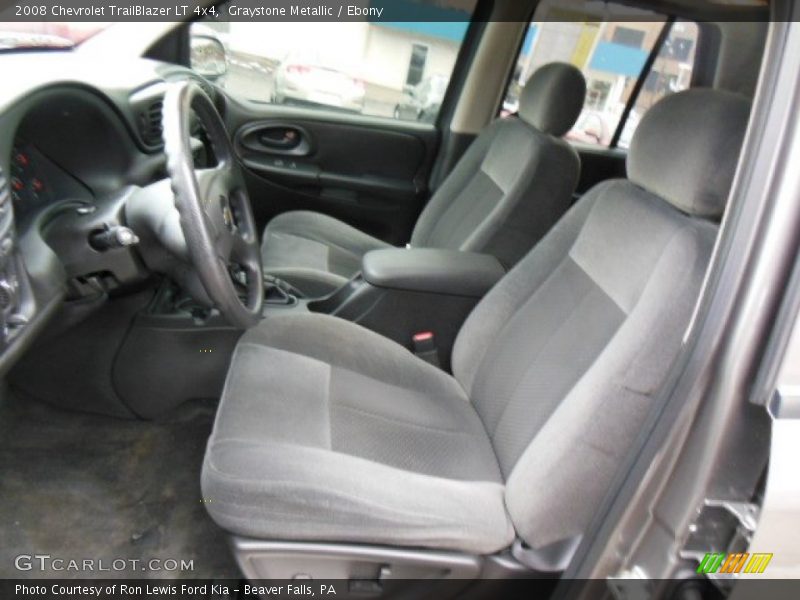 Front Seat of 2008 TrailBlazer LT 4x4