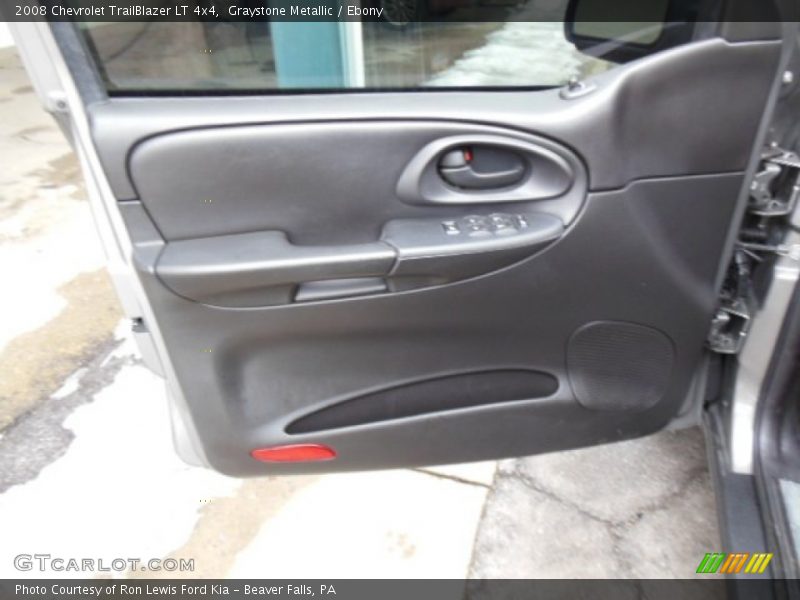 Graystone Metallic / Ebony 2008 Chevrolet TrailBlazer LT 4x4