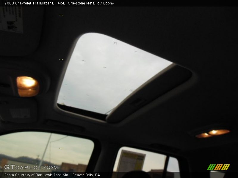Graystone Metallic / Ebony 2008 Chevrolet TrailBlazer LT 4x4