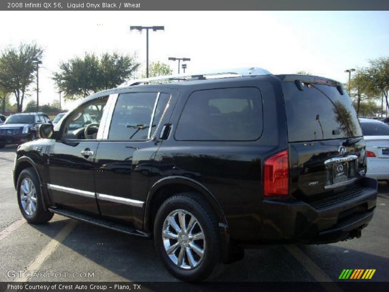 Liquid Onyx Black / Wheat 2008 Infiniti QX 56