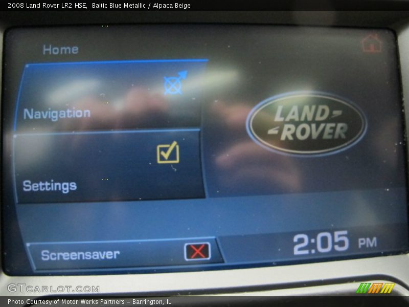 Baltic Blue Metallic / Alpaca Beige 2008 Land Rover LR2 HSE
