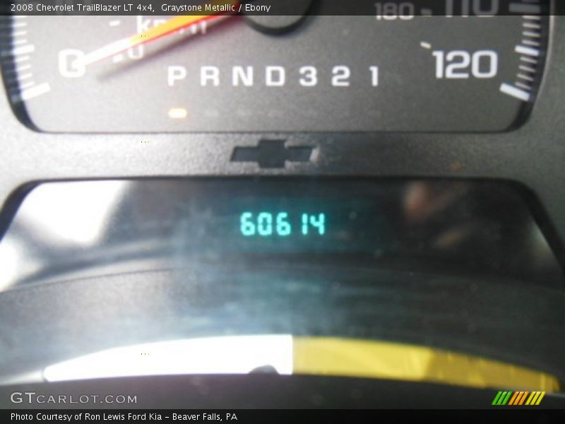 Graystone Metallic / Ebony 2008 Chevrolet TrailBlazer LT 4x4