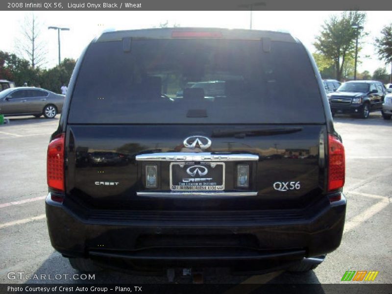 Liquid Onyx Black / Wheat 2008 Infiniti QX 56