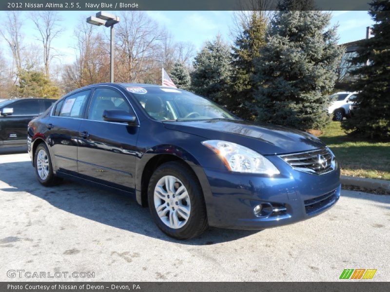Navy Blue / Blonde 2012 Nissan Altima 2.5 S