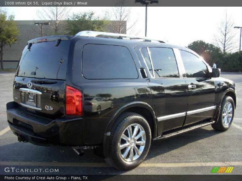 Liquid Onyx Black / Wheat 2008 Infiniti QX 56