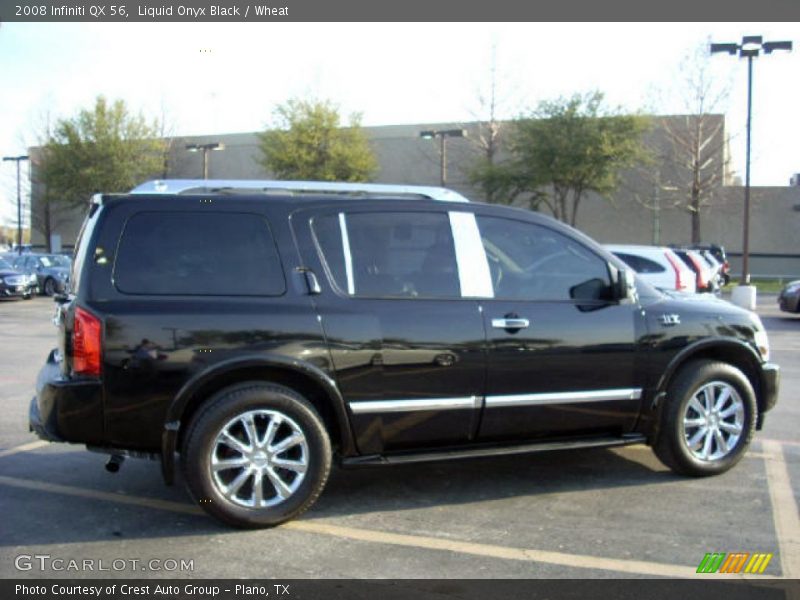 Liquid Onyx Black / Wheat 2008 Infiniti QX 56