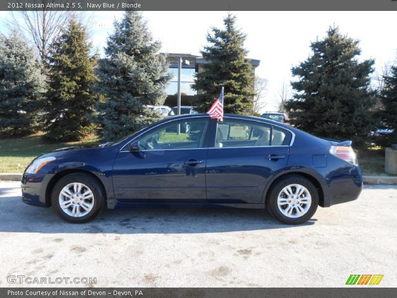 Navy Blue / Blonde 2012 Nissan Altima 2.5 S